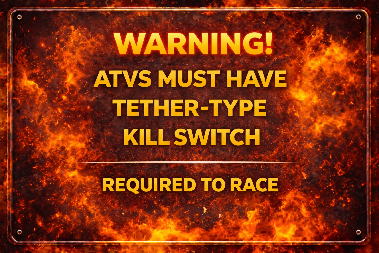 ATVs must have tether kill switch